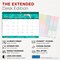 Crackled Blush | 2027 14 x 10 Inch 18 Months Monthly Desk Pad Calendar | July 2026 - December 2027 | Sticker Sheet | Plato | Planning Stationery